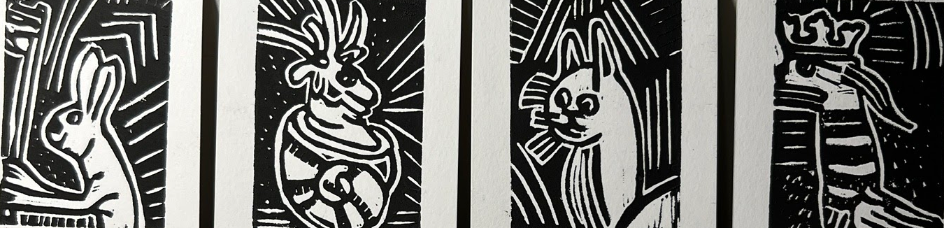 Set of 'The Four Horsemen' Prints by JD The Printmaker